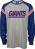 New York Giants Grey Fan Long Sleeve Crew