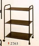 BEAUTIFUL NEW 3 TIER UTLITY CART IN BLACK