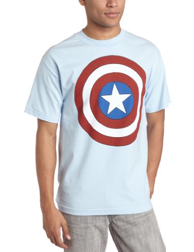  Captain America Men's Captain America Sheild Tee