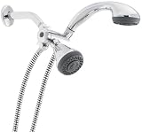 Peerless 76410 Four-Spray Hand Shower and Shower Head Combo, Chrome