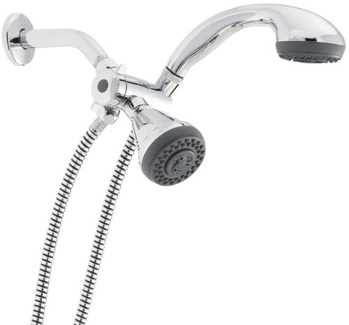 Peerless 76410 Four-Spray Hand Shower and Shower Head Combo, Chrome