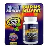 Mega-T Green Tea Weight Loss Supplement with Hoodia - Natural Green Tea Extract EGCG Plus Hoodia - 180 Caplets