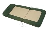 Hi -back Chair Cushion: shower proof: washable covers: blue/green colours