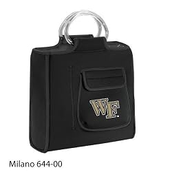 Wake Forest Demon Deacons Milano Insulated Neoprene Lunch Tote - Black w/Digital Print