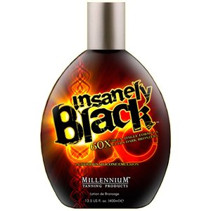 Huge save ontan with sunscreen Millenium Tanning Insanely Black Ultra Dark Bronzer Tanning Lotion Beyond Blaque, 60x, 13.5-Ounce