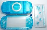 Clear Blue - Sony PSP 1000 Full Housing Shell Cover Replacement with Button ....