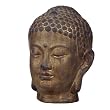 Bronze Finish Ceramic Buddha Head