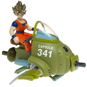 Dragon Ball Z Sky Bike #341 with SS Goku