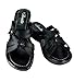 Women's Floral Deco Fashion Wedge Sandal - Slides & Thong Style