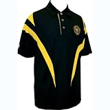 USSF Diagonal Stripe Black/Golf MM Golf Shirt