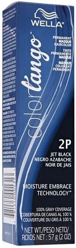 Wella Color Tango Permanent Masque Hair Color 2 Oz (2P Jet Black) by Color Tango