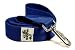 Designer Dog Leash - Bamboo Twilight Single Layer Dog Leash - Blue - 1" Width - Made in USA