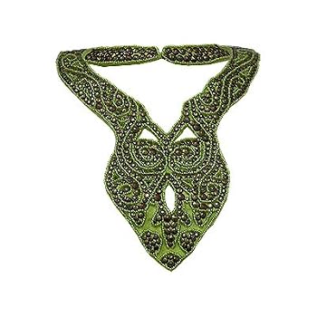 AKT Tyranny on the Nile Chartreuse Neckpiece (Pyramid of Giza)