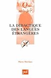 La didactique des langues étrangères