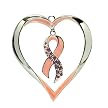 Breast Cancer Charity Ornament - Pink (3")