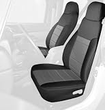 Rugged Ridge 13213.09 Black/Grey Custom Neoprene Front Seat Cover - Pair
