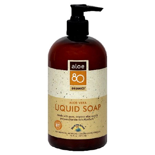 Lily of the Desert Aloe 80 Organics Liquid Soap, Aloe Vera, 16-Ounces (Pack of 3) by Aloe Vera Gel
