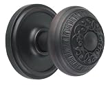 Nostalgic Warehouse BN40-CLAEAD-OB Classic Rosette with Egg and Dart Knob Privacy, Oil Rubbed Bronze
