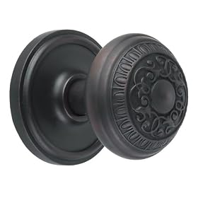 Nostalgic Warehouse BN10-CLAEAD-OB Classic Rosette with Egg and Dart Knob Passage, Oil... by Nostalgic Warehouse
