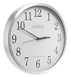 La Crosse Technology WT-3126B Radio Controlled Aluminum Analog Wall Clock