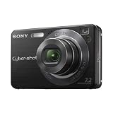 Sony Cybershot DSC-W120B Digitalkamera (7 Megapixel, 4-fach opt. Zoom, 6,4 cm (2,5 Zoll) Display, Bildstabilisator) schwarzvon "Sony"