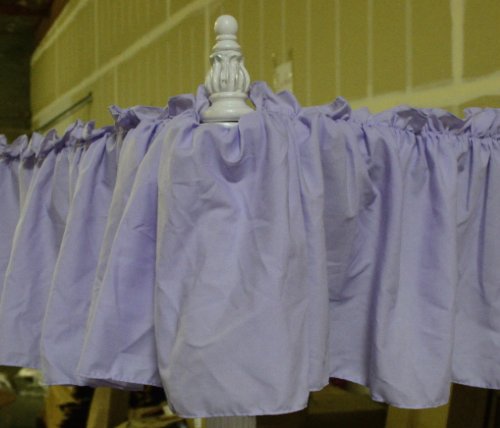 New Crib Size Solid Lavender Princess Canopy Fabric Top