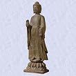 Asian Buddha statue home garden sculpture on lotus New