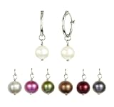7 Piece Interchangeable Freshwater Cultured Pearl Earring Set