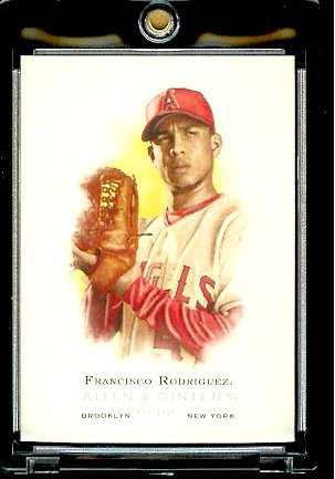 2006 Topps Allen & Ginter #109 Francisco Rodriguez Los Angeles Angels Baseball Card
