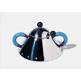 Alessi Michael Graves Sugar Bowl with Spoon by Alessi
