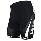 Sponeed Men's Cycle Shorts Tights Bicycle Bike Padded Short Gear Gel Size L US Multi