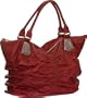 Oversized ''Crawford'' Tote - Red or Fuchsia