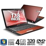 Gateway NV73A03U Refurbished Notebook PC - Red