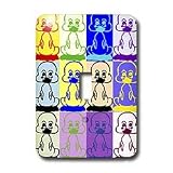 SandyMertensPopArtDesigns-CartoonDuckPopArt-LightSwitchCovers-singletoggleswitch