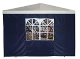 Seitenteil für Pavillon 3x3 Meter, blau