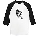 Chinese Tiger - Raglan 3/4 Sleeve T-Shirt