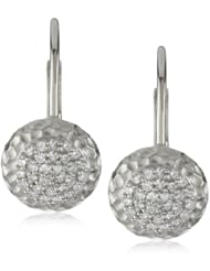 Phillips Frankel "Affair" White Gold Diamond Lever back Earrings