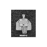 Mississippi State Bulldogs Solid Sterling Silver ''M'' Logo Backboard Pendant