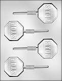 STOP SIGN SUCKER CHOCOLATE MOLD.