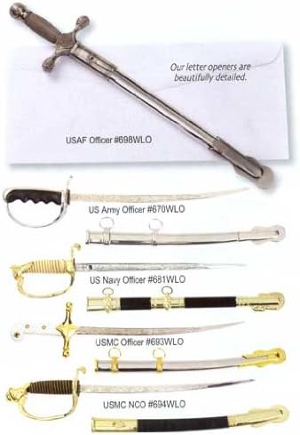Armed Forces Sword/Saber Letter Openers