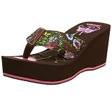 Skechers Cali Women's Star Sweep High Wedge Thong