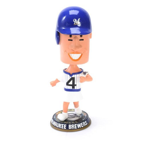 Forever Collectibles Milwaukee Brewers Hot Dog Big Head Bobble