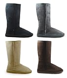 New Ladies Womens Fuax Fur Classic Sheepskin Style Boots UK 3-8, Winter Snow Long Boot