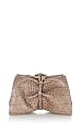 Croc Leather Clutch
