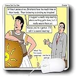Rich Diesslins Funny Theology Cartoons - Creeds - Hosius Can You See - Mouse Pads