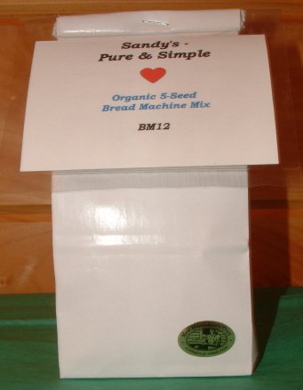 Organic 5-Seed Bread Machine Mix by Sandy's - Pure & Simple