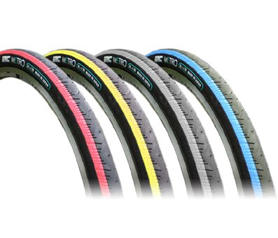 IRC M-119 METRO（カラーライン） WO 700×28C レッド【日本製タイヤ】