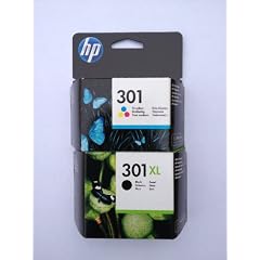 2 Original Druckerpatronen f�r HP Deskjet 2050 (301 XL black/ 301 color) Tintenpatronen+ 10 Blatt Fotopapier von Tinten und Toner Fuchs