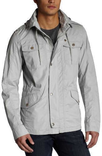 Diesel Men’s Jonca Winter Jacket,Light Grey,X-Large