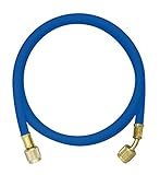 アサダ Y02424A R134aカーエアコン用チャージングホース 244㎝ 青 M10